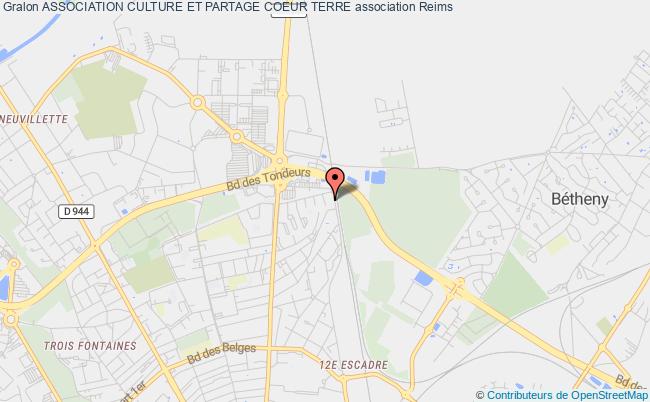 plan association Association Culture Et Partage Coeur Terre Reims