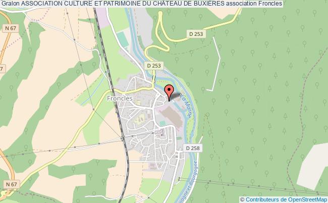 ASSOCIATION CULTURE ET PATRIMOINE DU CHÂTEAU DE BUXIÈRES