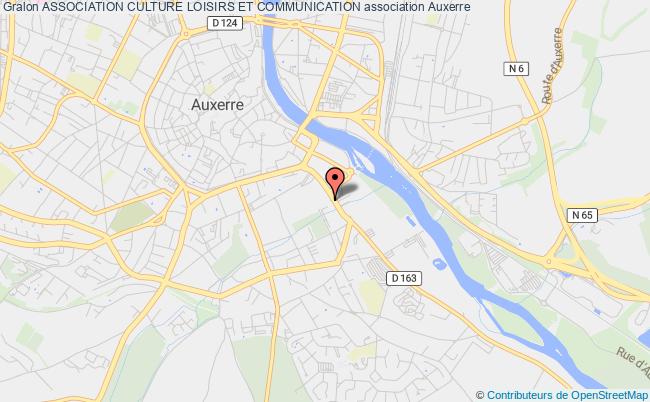 plan association Association Culture Loisirs Et Communication Auxerre
