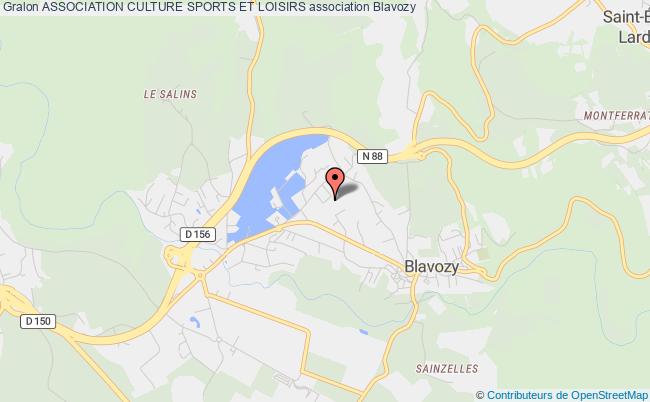 plan association Association Culture Sports Et Loisirs Blavozy