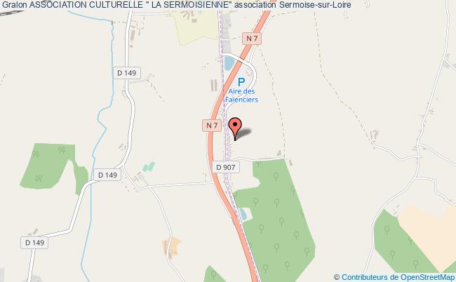 plan association Association Culturelle " La Sermoisienne" Sermoise-sur-Loire
