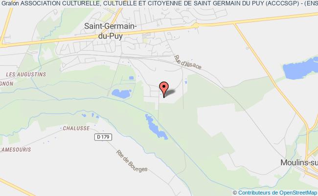 plan association Association Culturelle, Cultuelle Et Citoyenne De Saint Germain Du Puy (acccsgp) - (ensemble) Saint-Germain-du-Puy