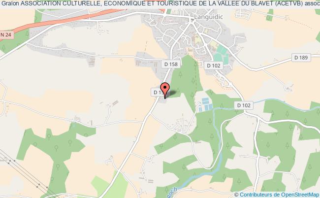 plan association Association Culturelle, Economique Et Touristique De La Vallee Du Blavet (acetvb) Languidic