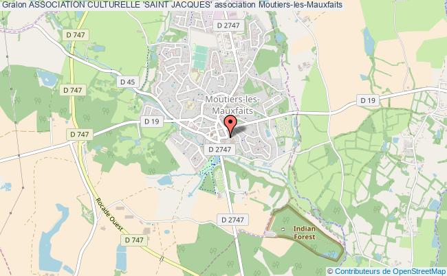 plan association Association Culturelle 'saint Jacques' Moutiers-les-Mauxfaits