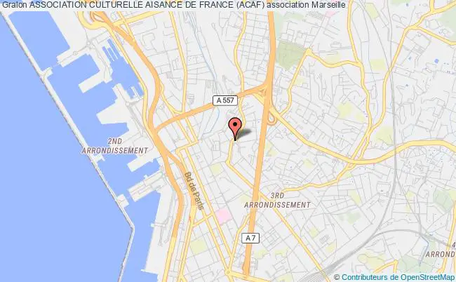 plan association Association Culturelle Aisance De France (acaf) Marseille 3