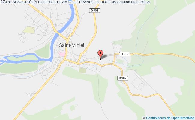 plan association Association Culturelle Amicale Franco-turque Saint-Mihiel