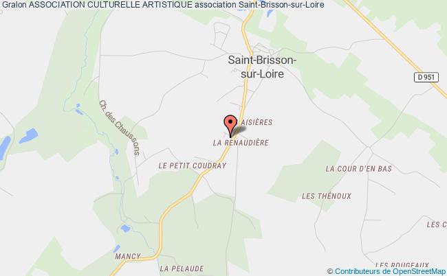 plan association Association Culturelle Artistique Saint-Brisson-sur-Loire