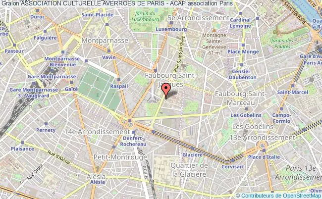 plan association Association Culturelle Averroes De Paris - Acap Paris