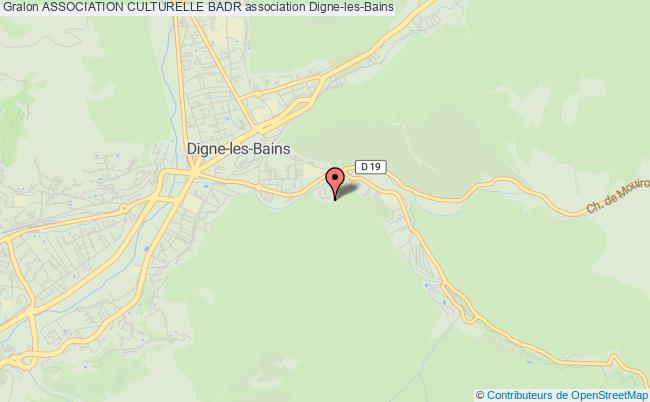 plan association Association Culturelle Badr Digne-les-Bains