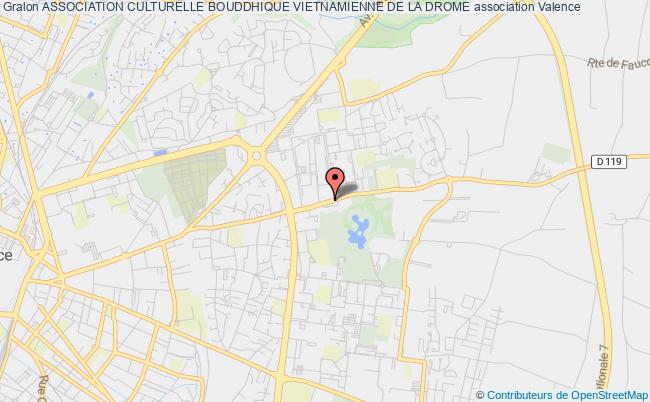plan association Association Culturelle Bouddhique Vietnamienne De La Drome Valence