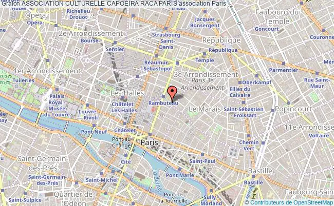 plan association Association Culturelle Capoeira Raca Paris Paris