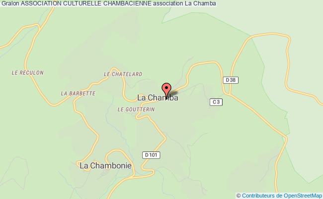plan association Association Culturelle Chambacienne La Chamba