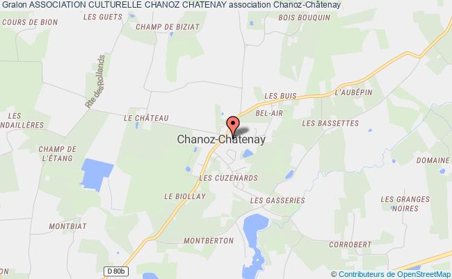 plan association Association Culturelle Chanoz Chatenay Chanoz-Châtenay