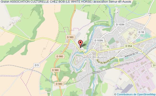 plan association Association Culturelle Chez Bob (le White Horse) Semur-en-Auxois