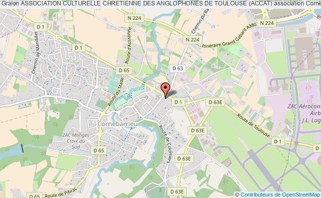 plan association Association Culturelle Chretienne Des Anglophones De Toulouse (accat) Cornebarrieu