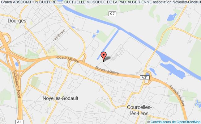 plan association Association Culturelle Cultuelle Mosquee De La Paix Algerienne Noyelles-Godault