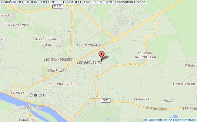plan association Association Culturelle D'aÏkido Du Val De Vienne Chinon