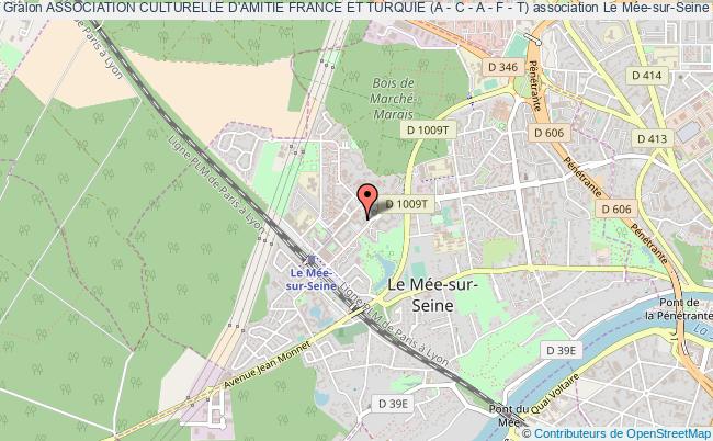 plan association Association Culturelle D'amitie France Et Turquie (a - C - A - F - T) Le    Mée-sur-Seine