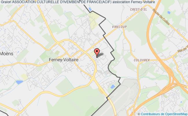 plan association Association Culturelle D'ivembeni De France(acif) Ferney-Voltaire