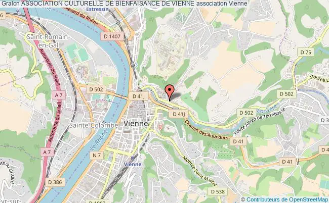 plan association Association Culturelle De Bienfaisance De Vienne Vienne