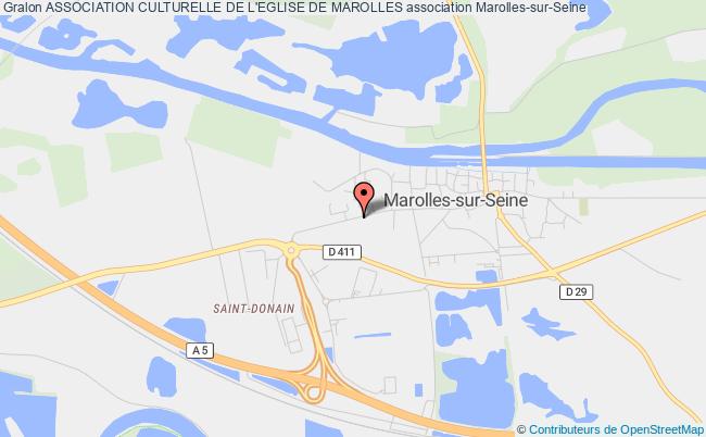 plan association Association Culturelle De L'eglise De Marolles Marolles-sur-Seine