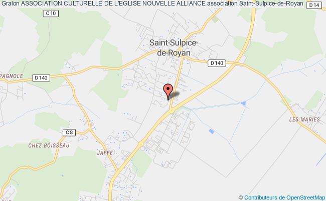 plan association Association Culturelle De L'eglise Nouvelle Alliance Saint-Sulpice-de-Royan