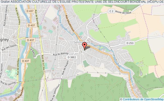 ASSOCIATION CULTURELLE DE L'EGLISE PROTESTANTE UNIE DE SELONCOURT-BONDEVAL (ACEPU DE SELONCOURT-BONDEVAL)
