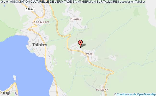 plan association Association Culturelle De L'ermitage Saint Germain Sur Talloires Talloires-Montmin