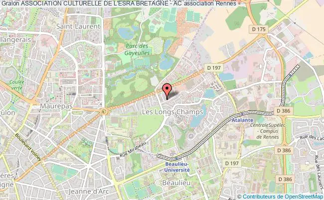 plan association Association Culturelle De L'esra Bretagne - Ac Rennes