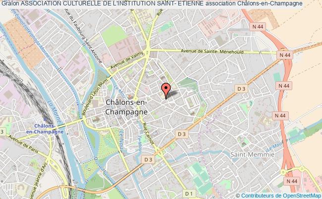 plan association Association Culturelle De L'institution Saint- Etienne Châlons-en-Champagne
