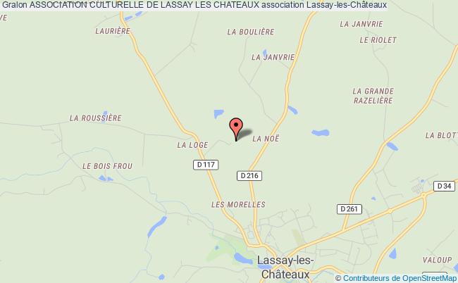 plan association Association Culturelle De Lassay Les Chateaux Lassay-les-Châteaux