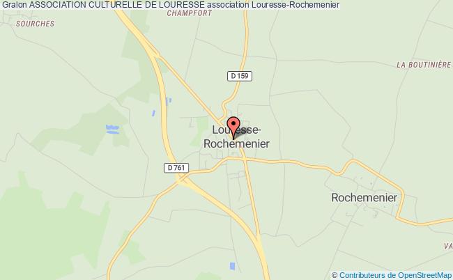 plan association Association Culturelle De Louresse Louresse-Rochemenier