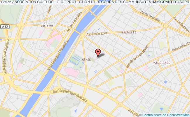 plan association Association Culturelle De Protection Et Recours Des Communautes Immigrantes (acpri) Paris