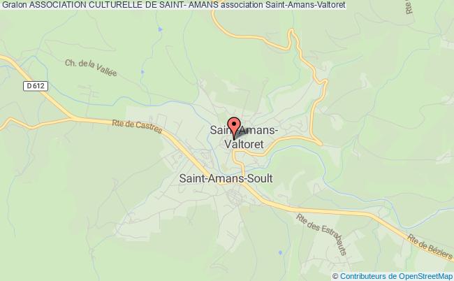 plan association Association Culturelle De Saint- Amans Saint-Amans-Valtoret