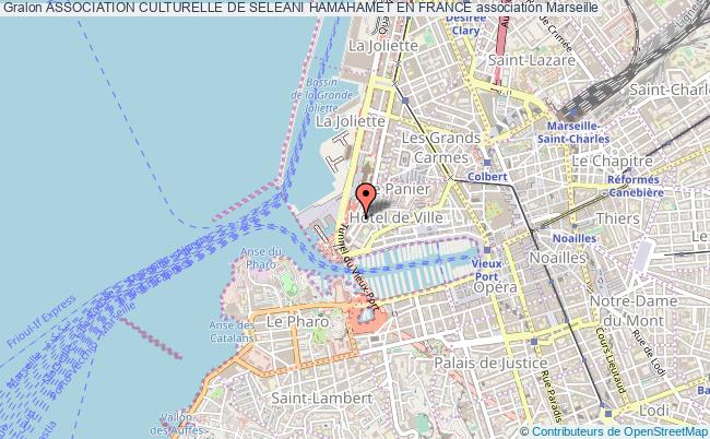 plan association Association Culturelle De Seleani Hamahamet En France Marseille