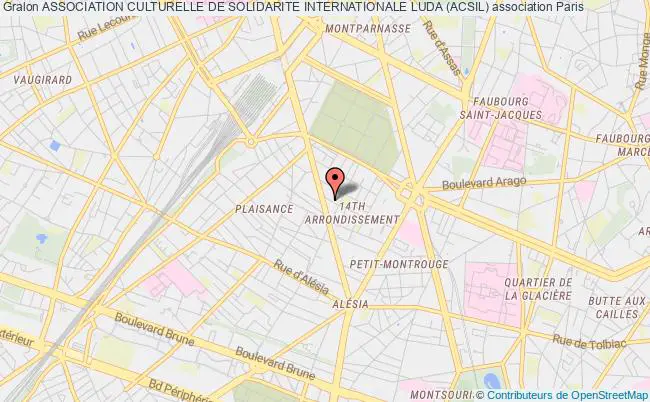 plan association Association Culturelle De Solidarite Internationale Luda (acsil) Paris