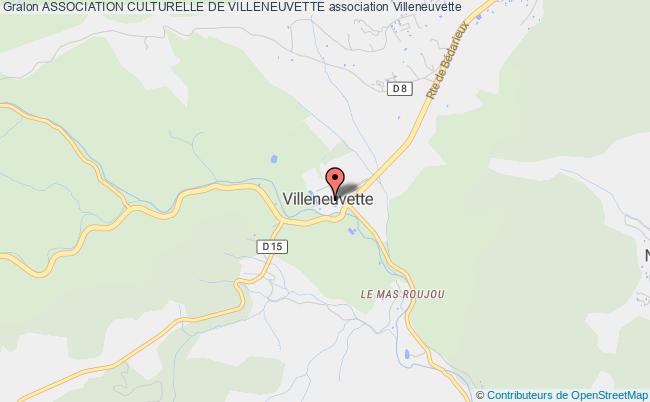 ASSOCIATION CULTURELLE DE VILLENEUVETTE