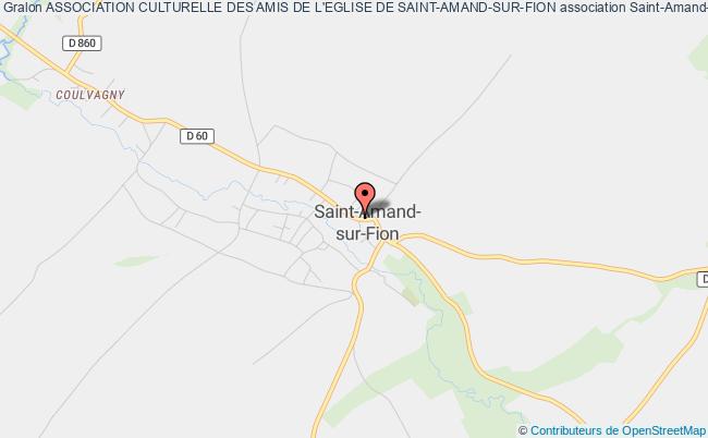 plan association Association Culturelle Des Amis De L'eglise De Saint-amand-sur-fion Saint-Amand-sur-Fion