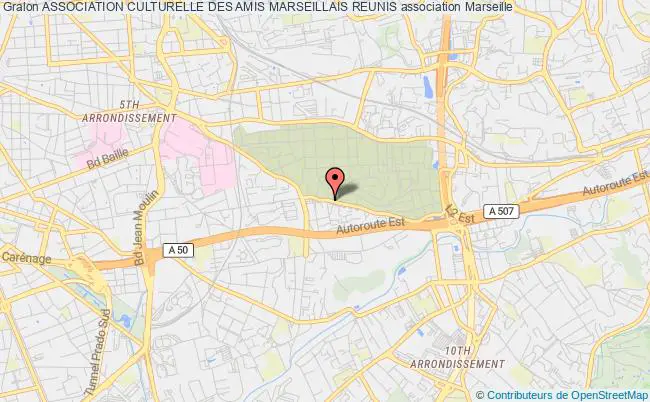 plan association Association Culturelle Des Amis Marseillais Reunis Marseille