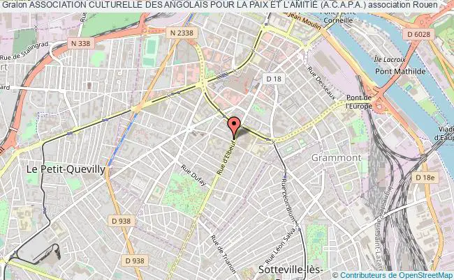 plan association Association Culturelle Des Angolais Pour La Paix Et L'amitiÉ (a.c.a.p.a.) Rouen