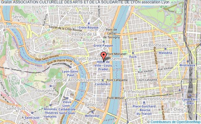 plan association Association Culturelle Des Arts Et De La Solidarite De Lyon Lyon