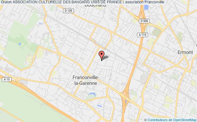 plan association Association Culturelle Des Bangang Unis De France ( Franconville