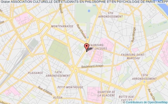 ASSOCIATION CULTURELLE DES ETUDIANTS EN PHILOSOPHIE ET EN PSYCHOLOGIE DE PARIS - ACEPPP