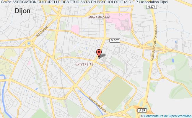 plan association Association Culturelle Des Etudiants En Psychologie (a.c.e.p.) Dijon