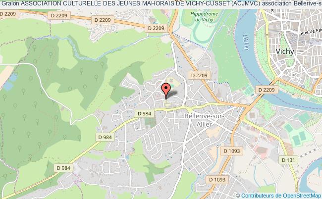 plan association Association Culturelle Des Jeunes Mahorais De Vichy-cusset (acjmvc) Bellerive-sur-Allier