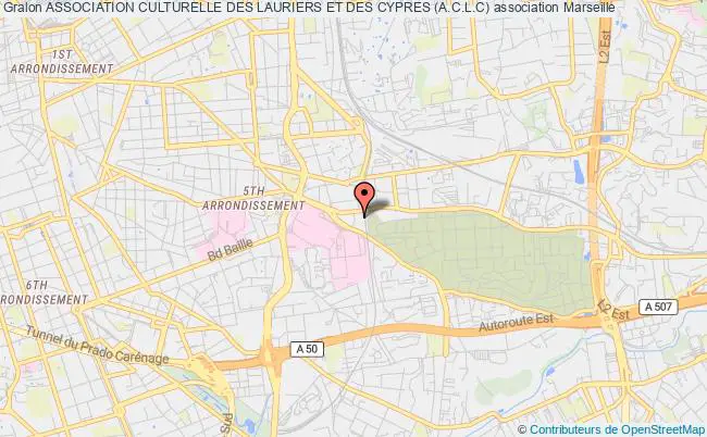 plan association Association Culturelle Des Lauriers Et Des Cypres (a.c.l.c) Marseille
