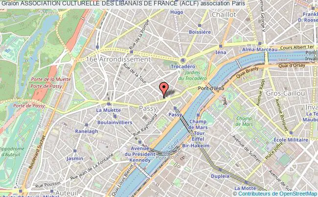 plan association Association Culturelle Des Libanais De France (aclf) Paris