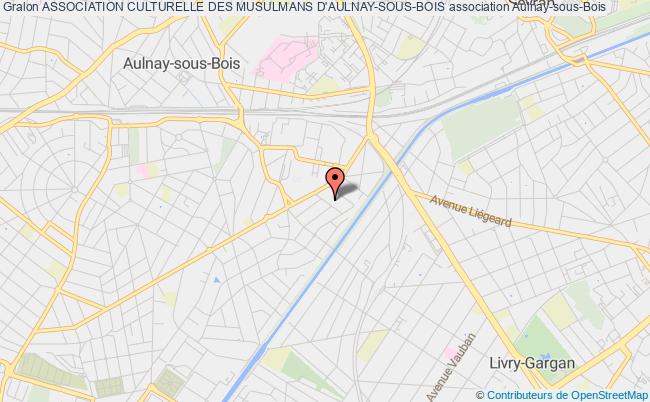 plan association Association Culturelle Des Musulmans D'aulnay-sous-bois Aulnay-sous-Bois