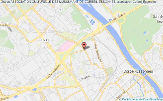 plan association Association Culturelle Des Musulmans De Corbeil-essonnes Corbeil-Essonnes