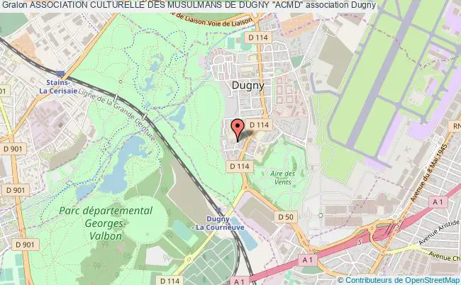 plan association Association Culturelle Des Musulmans De Dugny "acmd" Dugny